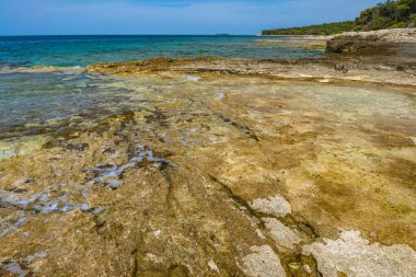Adriyatik Denizi 'nde dinlenme, Mayıs haftasonu Hırvatistan' da, İstriya Yarımadası 'nda Rovinj' i ziyaret etme