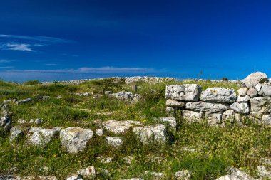 Bronz Çağı 'ndan kalma Monkodonja yerleşimi, Hırvatistan' daki Rovinj arkeoloji sahası 