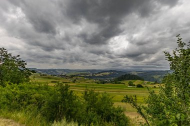 Tatra Dağları Panorama Velo Czorsztyn bisiklet rotası Czorszty göl turistik merkezi çevresinde