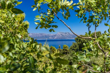 Peljesac yarımadası, sessiz ve huzurlu plajlar, boş, turist yok, sezon dışında dinlenme, küçük Trpanj kasabası