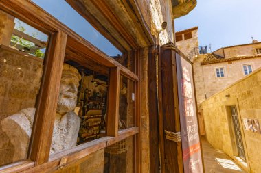 The old town on the island of Korcula, the city where the famous discoverer Makro Polo was born and lived clipart