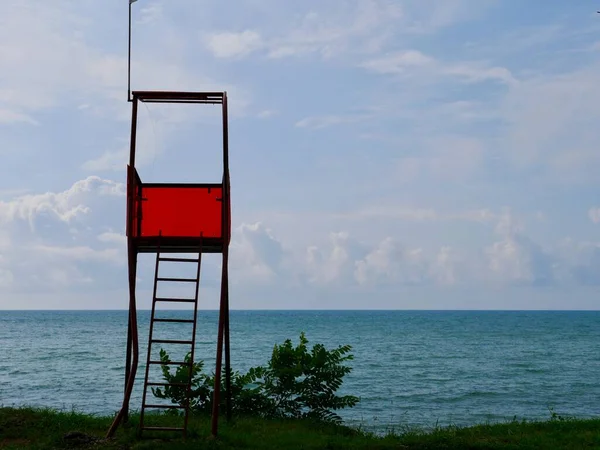 Вежа Берегової Охорони Пляжі Батумі Аджарія Грузія Фотографія Високої Якості — стокове фото