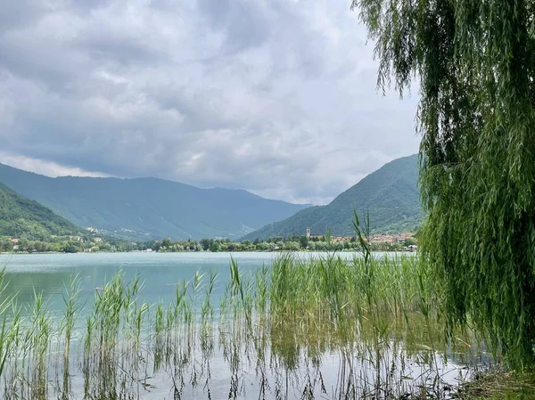 Vista Panoramica Sul Lago Endine Lombardia Italia Foto Alta Qualità — Foto Stock