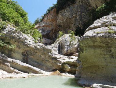 Suriye Ciklopit Kanyonu, Arnavutluk. Yüksek kalite fotoğraf