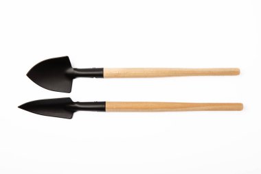 Garden shovel isolated on white background. Gardening Tools.