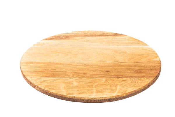 Cutting Board Isolated White Background Handmade Cutting Board Wood Cutting — Stock Photo, Image