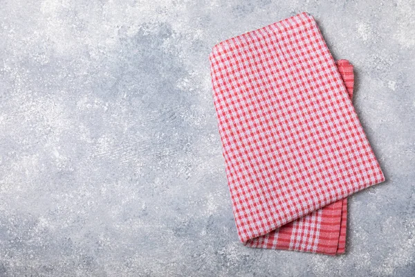 Ręczniki Kuchenne Marmurowym Tle Nowe Ręczniki Kuchenne Bawełniane Stole Kuchennym — Zdjęcie stockowe