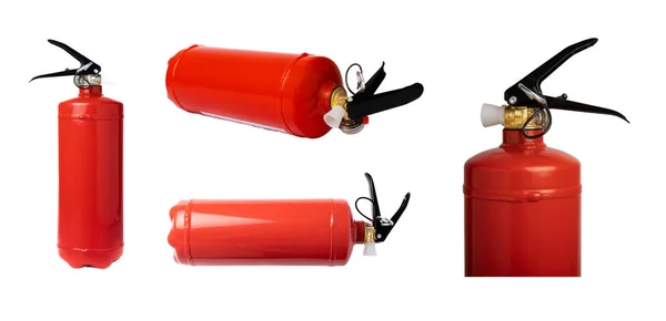 Extintor Aislado Sobre Fondo Blanco Protección Contra Incendios Extintor Incendios — Foto de Stock