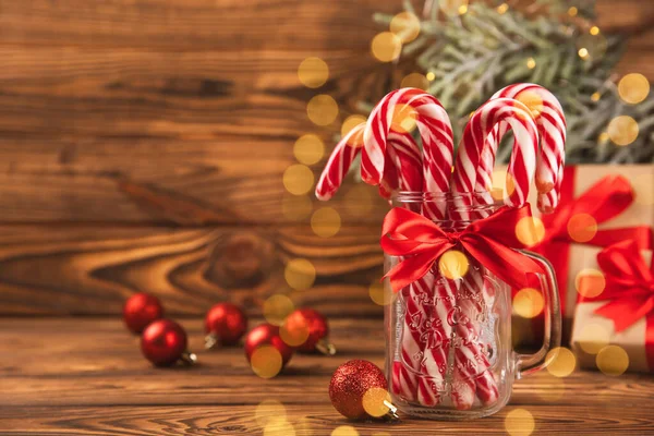 Bastón Caramelo Aislado Sobre Fondo Blanco Dulces Navidad Dulces Navidad —  Fotos de Stock