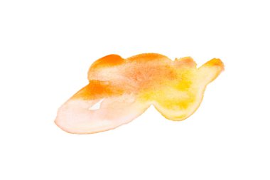 Suluboya sıçraması. Doku, suluboya arka plan. - Sanat. Şablon. Beyaz arka planda izole edilmiş sanatsal boya. Soyut. Renkli suluboya arka plan. Tasarım. Modelleme. Leke