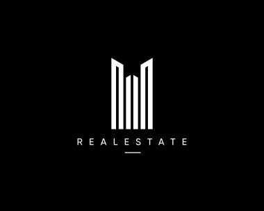 Gayrimenkul, mimari, inşaat, bina, daire, konut, mülk, şehir manzarası, planlama ve yapı logosu bileşimi.