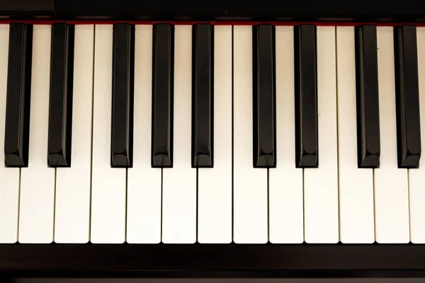 Music Music School Piano Piano Keys Top View Photo Black Stock Image