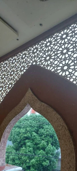 Інтер Мечеті Видно Вікна — стокове фото