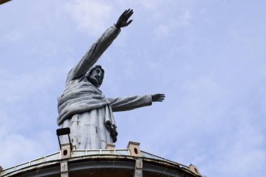 Indonesia Toraja Jesus Christ Statue. Located on the mountain with beautiful views