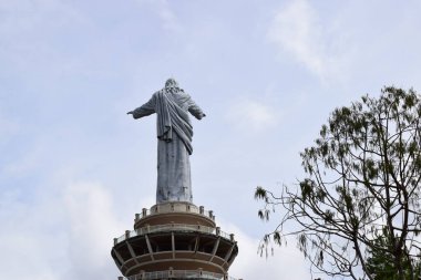 Indonesia Toraja Jesus Christ Statue. Located on the mountain with beautiful views
