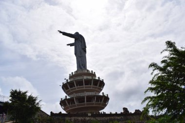 Indonesia Toraja Jesus Christ Statue. Located on the mountain with beautiful views