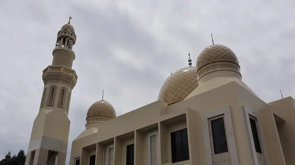 Moscheea Arhitectură Interesantă Fundal Cer — Fotografie, imagine de stoc