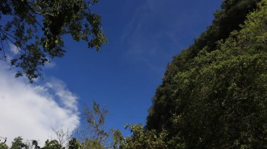 Rammang-Rammang turistik bölgesinde doğal manzara, gün boyunca güzel manzaralar. Endonezya karst bölgesi