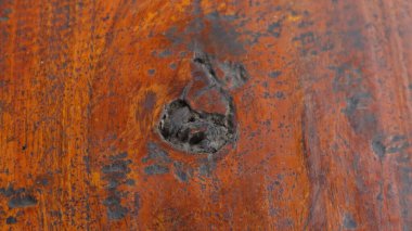 Boş tahta masa üstü, kahverengi renk.