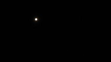 Gece ay ışığı, siyah arkaplan