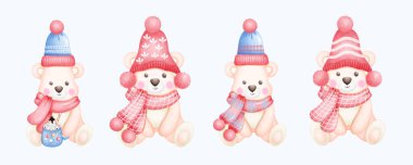 Tatlı suluboya Noel ayısı çizimi, tatil sezonu projeleri için mükemmel. Bu el çizilmiş ayı sanatı neşeli bir neşe yakalayarak, kış tasarımlarına ve Noel kartlarına samimi bir dokunuş ekliyor..