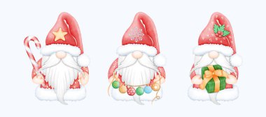 Şirin ve şenlikli bir tasarımı olan suluboya Noel cücesi, Noel dekorasyonu ve Noel temalı projeler için ideal. Bu el çizilmiş cüce çizimi kış kutlamalarına neşe getiriyor..