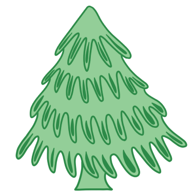 Yumuşak ve rahat bir kış manzaralı suluboya Noel ağacı çizimi. Bayram dekorasyonu, tebrik kartları ya da kış tasarımları için ideal. Doğanın ve mevsimin güzelliğini kutlamak için..