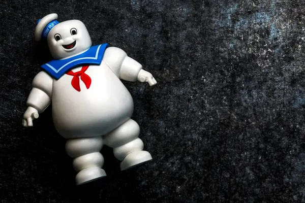 Playmobil Stay Puft Marshmallow Man Character Movie Ghostbusters Space Text Royalty Free Stock Photos