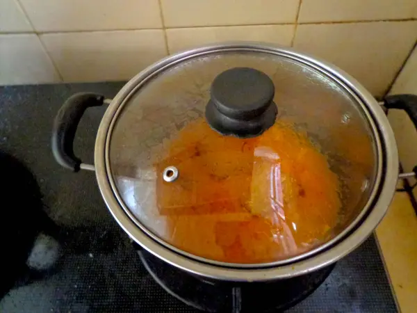 sambal goreng krecek served in a saucepan