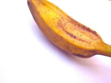 Pisang kepok, Endonezya 'dan beyaz arka planlı bir muzdur..