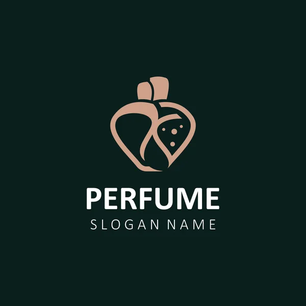 Cosmético Aislado Abstracto Del Logotipo Del Perfume Del Lujo Para Gráficos vectoriales
