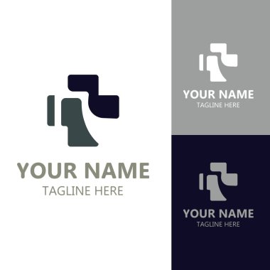 Tıbbi logotip sağlık hizmetleri basit modern tasarım örnekleme