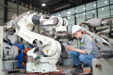 Robotik Silah Mühendisi Yapay Zeka, Programlama Geliştirme Teknolojisi yazılımı ile cihazları kontrol et