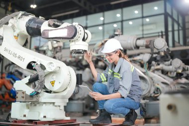 Robotik Silah Mühendisi Yapay Zeka, Programlama Geliştirme Teknolojisi yazılımı ile cihazları kontrol et