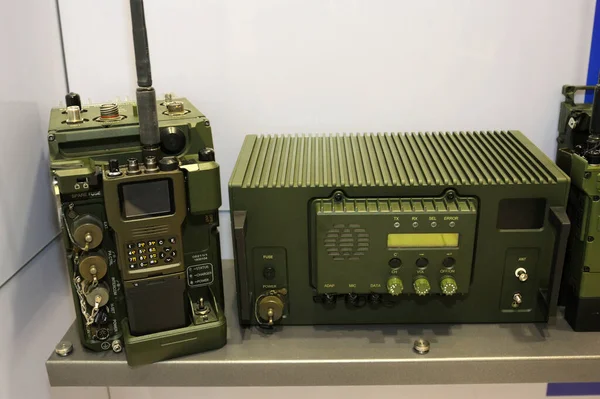 Askeri radyo verici istasyonu, Ukrayna ordusunun teçhizatının bir parçası..