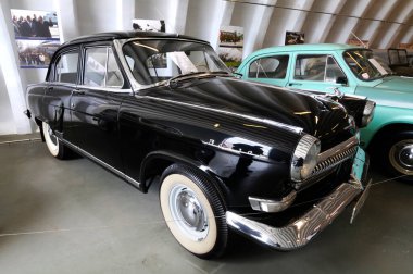 Old car GAZ-21, model 1962 year, parked. Old car GAZ-21, model 1962 year, Kyiv, Ukraine