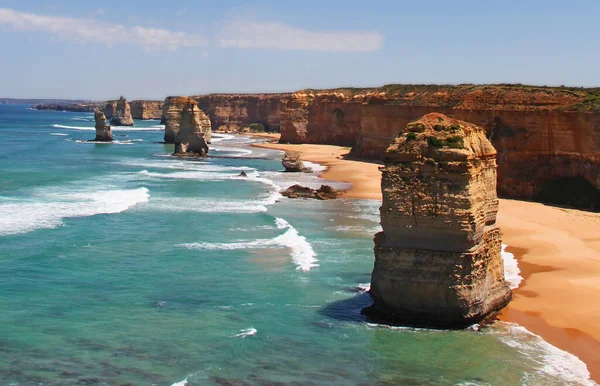 Twelve Apostles Collection Limestone Stacks Shore Port Campbell National Park — Stock Photo, Image