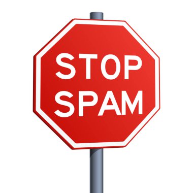 Beyaz arkaplanda kırmızı konserve jambonu işareti var. Kavramsal çizim. Pop sanat tarzı el çizimi renk raster illüstrasyonu.