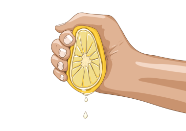 Elle çizilen limon meyve suyu verir PNG çizimi