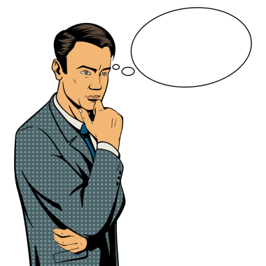 Sert pop sanatını düşünen adam PNG