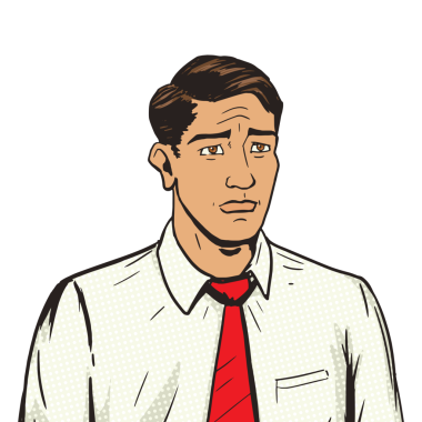 Hüzünlü pop sanatının PNG çizimi. İnsan illüstrasyonu. Çizgi roman tarzı taklit. Eski usul. Kavramsal resimleme