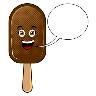 Mutlu dondurma pop sanatı PNG illüstrasyonları