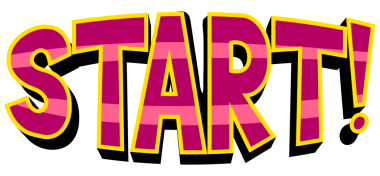 Başlangıç sözcüğü çizgi roman pop sanatı PNG illüstrasyonu