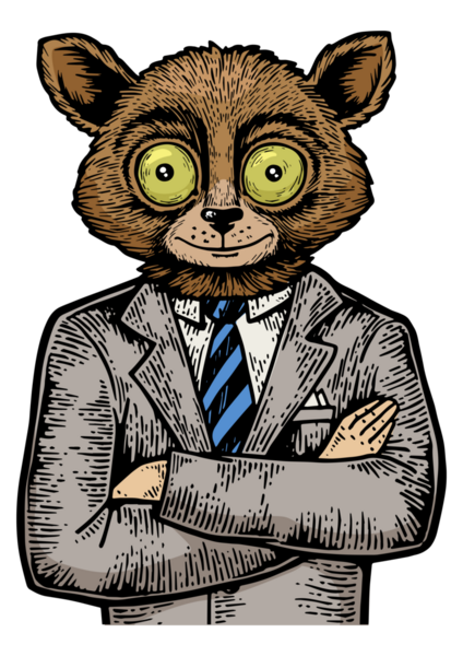 Hedef işadamı renk çizimi PNG oymacılığı