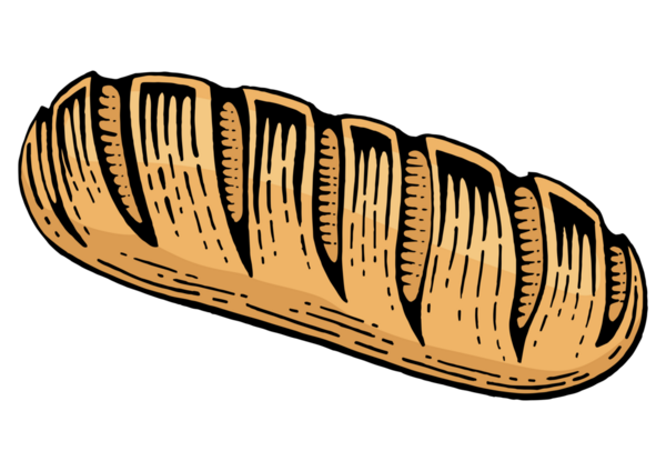 Ekmek somunu rengi çizimi PNG oymacılığı