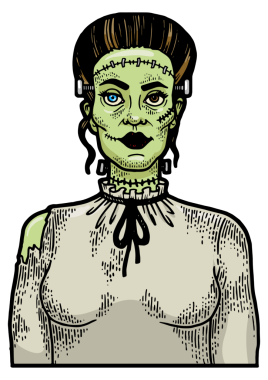 Muhteşem yapay kadın çizimi PNG oyması