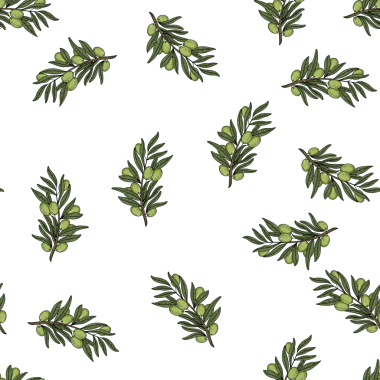 Zeytin dalı dikişsiz desen çizimi PNG