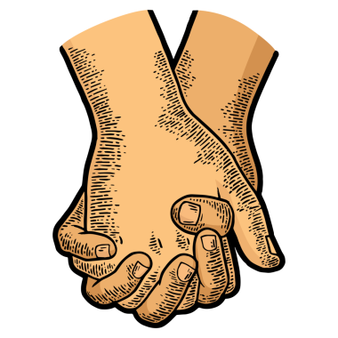 Birbirine aşık çiftler el ele tutuştular.