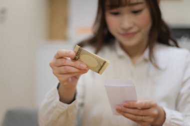 A woman preparing for New Year's