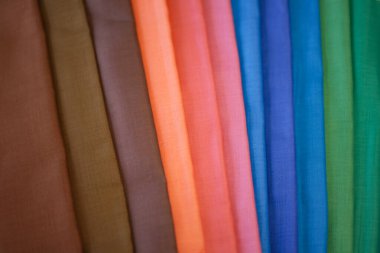 Neatly arranged fabric image